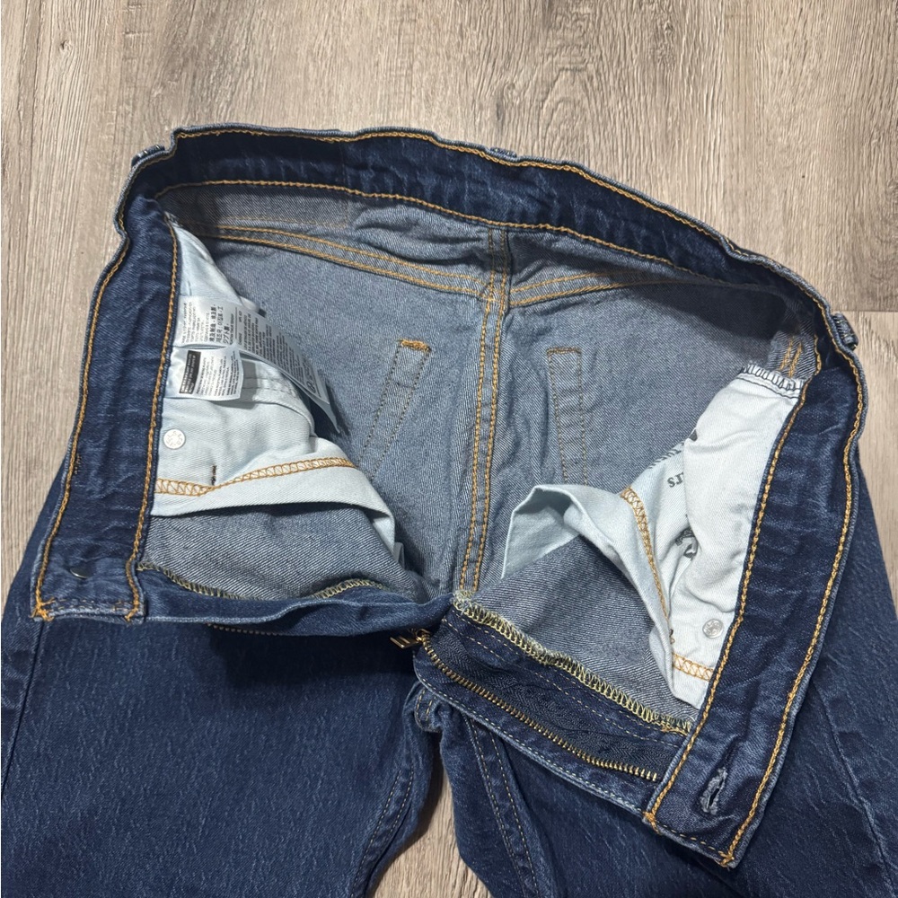 Levi’s Men’s Jeans Blue Washed 31x32 Skinny - Picture 3 of 5